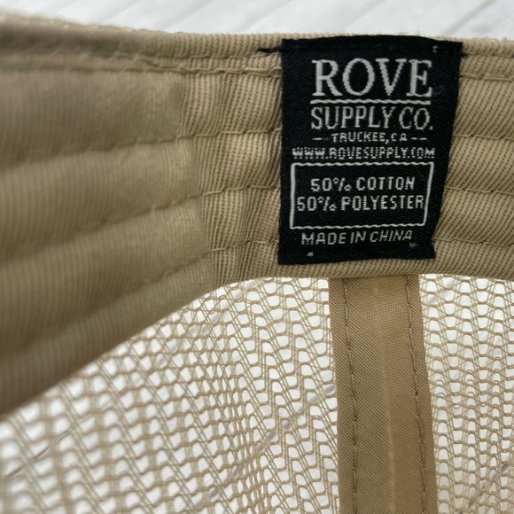 Sierra Nevada Brewing Company Green and Tan Trucker Hat Cap Rove Supply Co OSFM - Picture 8 of 8